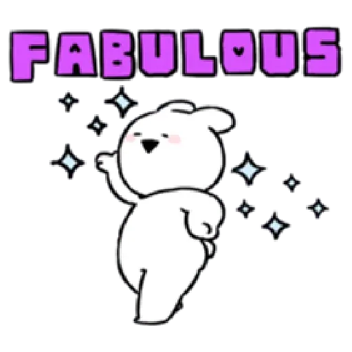 Extremely rabbit and bear - Sticker 13