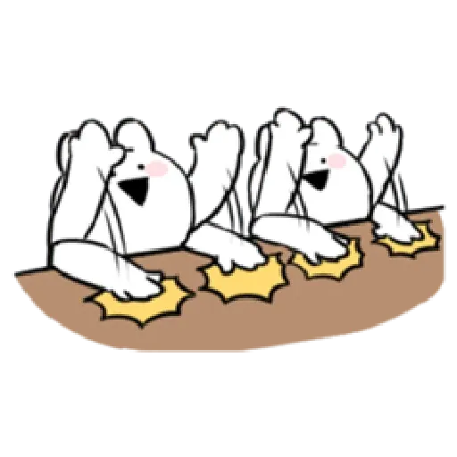 Extremely rabbit and bear - Sticker 16