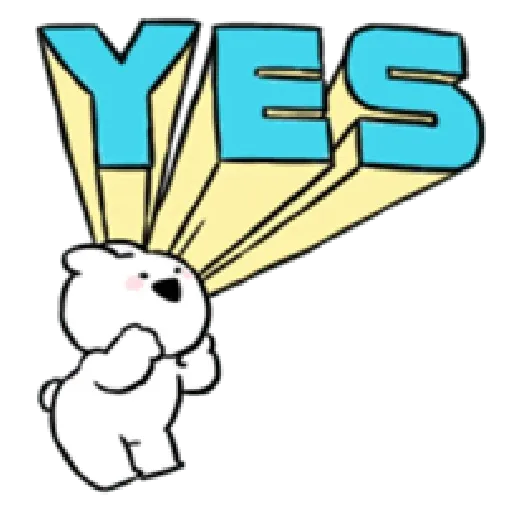 Extremely rabbit and bear - Sticker 11