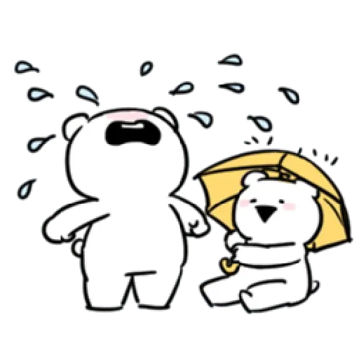 Extremely rabbit and bear - Sticker 19