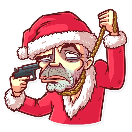 Bad Santa - Sticker 10