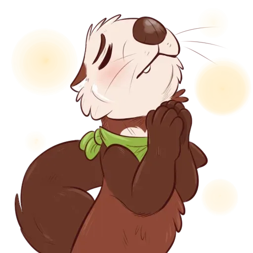 Otters: sake and tako - Sticker 15