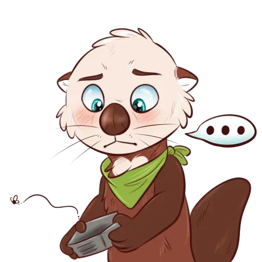 Otters: sake and tako - Sticker 13