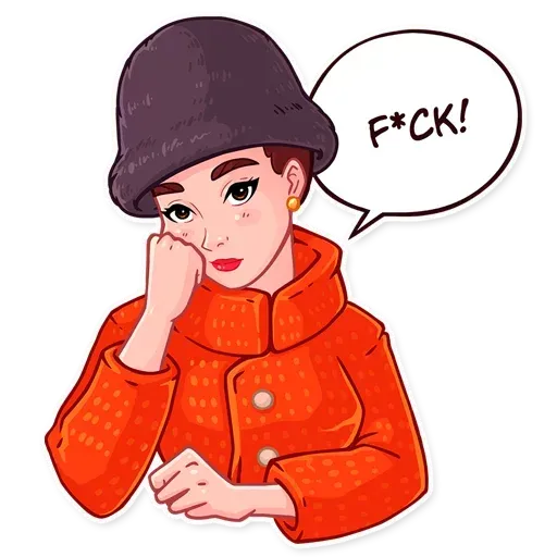 Miss Hepburn - Sticker 28