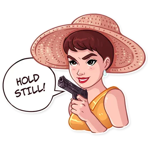 Miss Hepburn - Sticker 17