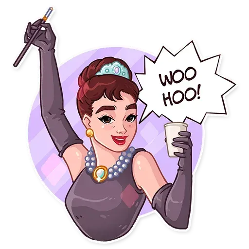 Miss Hepburn - Sticker 29