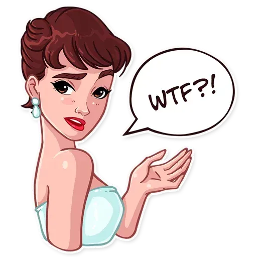 Miss Hepburn - Sticker 25