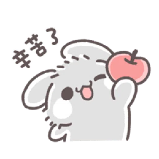 灰兔娘 - Sticker 9