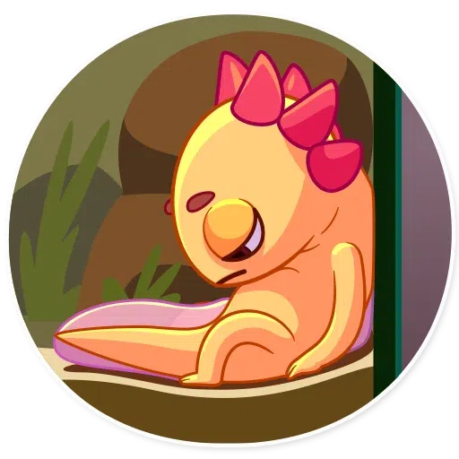 Mexican axolotl - Sticker 11