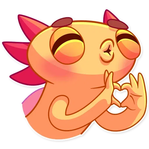 Mexican axolotl - Sticker 20