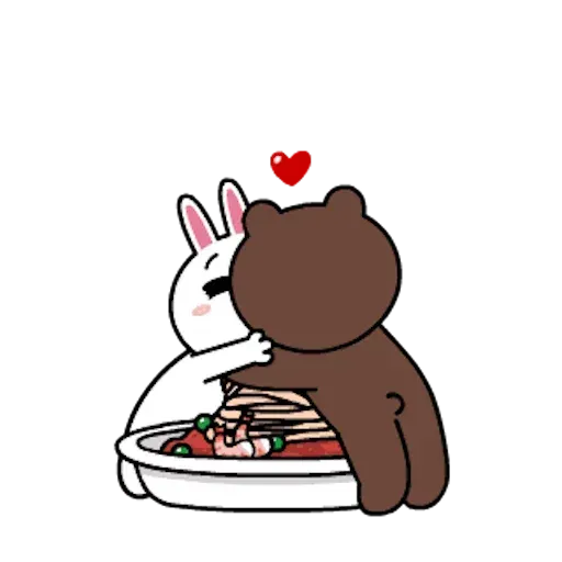 熊大兔兔迷你篇 - Sticker 16