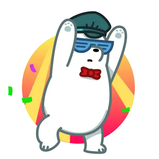 Bear - Sticker 12