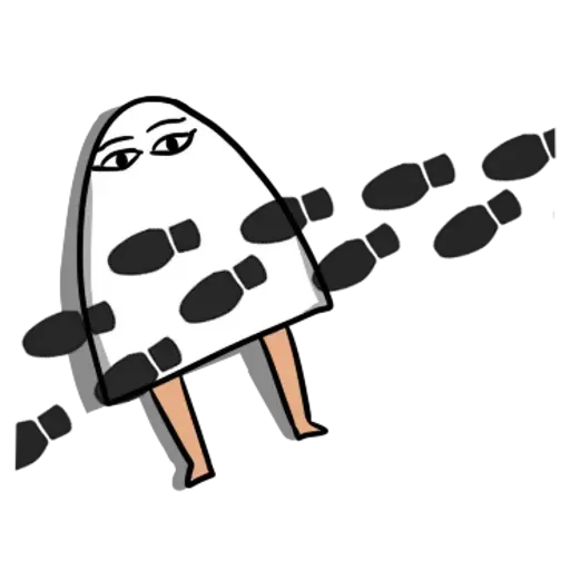 White lazy thing - Sticker 23