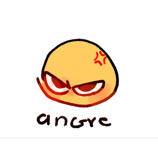EMOJIS TIERNOS ANGRY - Sticker 10