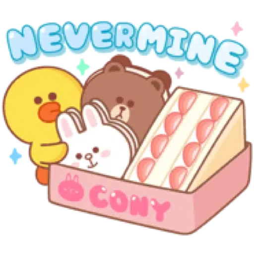 BROWN & FRIENDS: Pastel Food 1 - Sticker 15
