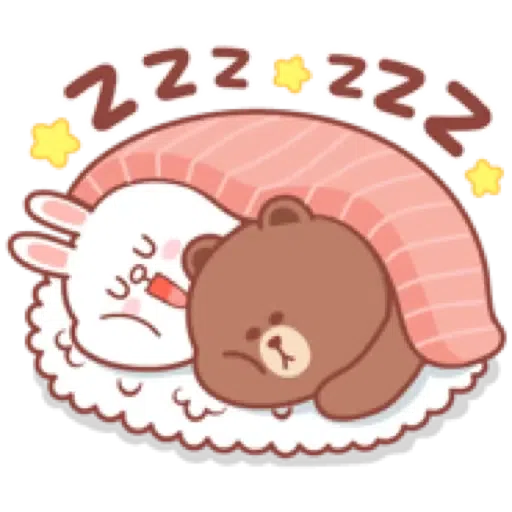 BROWN & FRIENDS: Pastel Food 1 - Sticker 20
