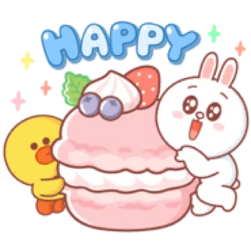 BROWN & FRIENDS: Pastel Food 1 - Sticker 11