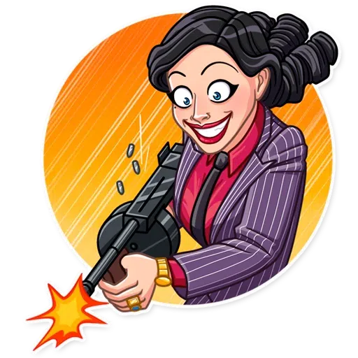 Mafia Girl - Sticker 17