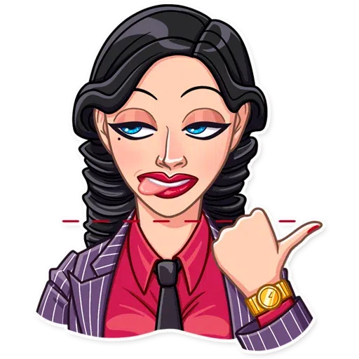 Mafia Girl - Sticker 22