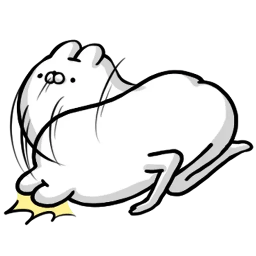 醜白兔2 - Sticker 14