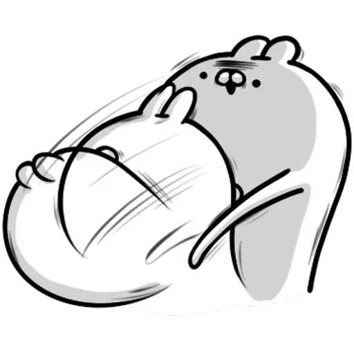 醜白兔2 - Sticker 18