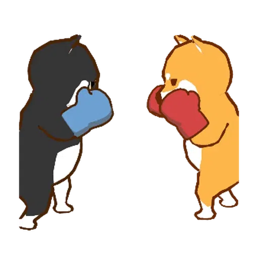柴犬拳擊俱樂部 - Sticker 15
