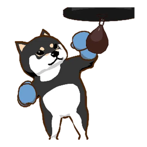 柴犬拳擊俱樂部 - Sticker 9
