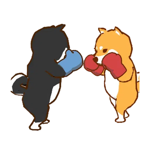 柴犬拳擊俱樂部 - Sticker 16