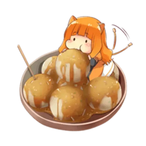 Anime Food - Sticker 9