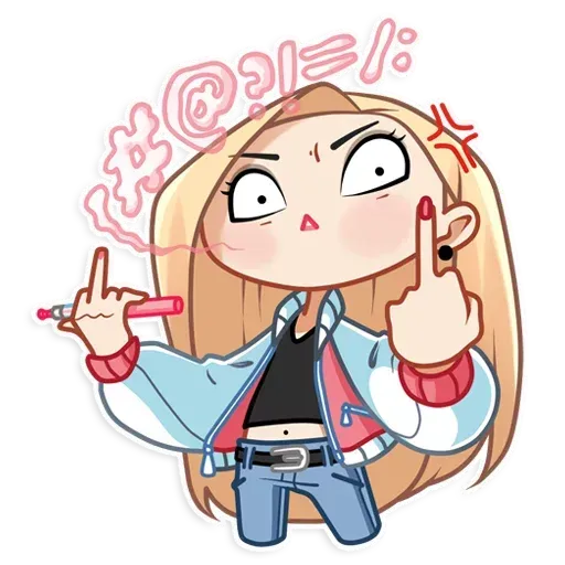 Гёрл - Sticker 29