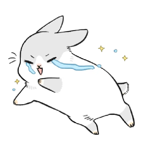 ㄇㄚˊ幾兔4, busy, cold, cry, go 30 - Sticker 22