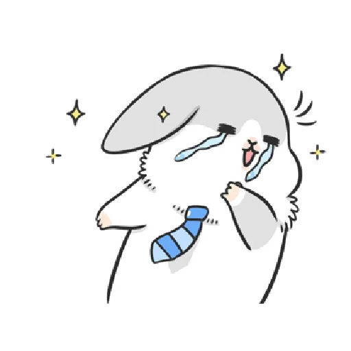 ㄇㄚˊ幾兔4, busy, cold, cry, go 30 - Sticker 26