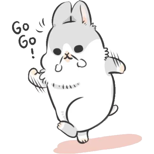 ㄇㄚˊ幾兔4, busy, cold, cry, go 30 - Sticker 29