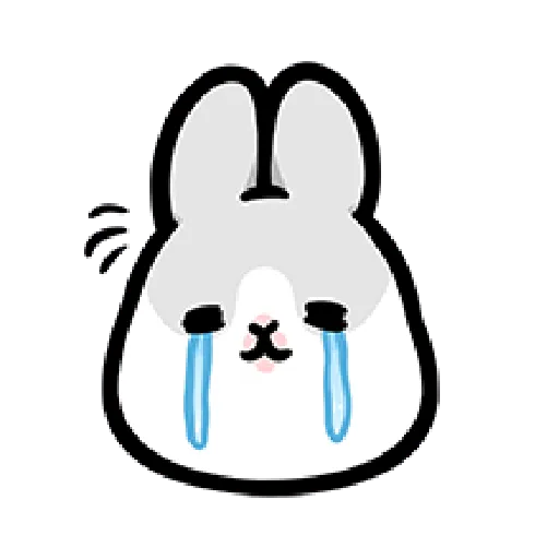 ㄇㄚˊ幾兔4, busy, cold, cry, go 30 - Sticker 16