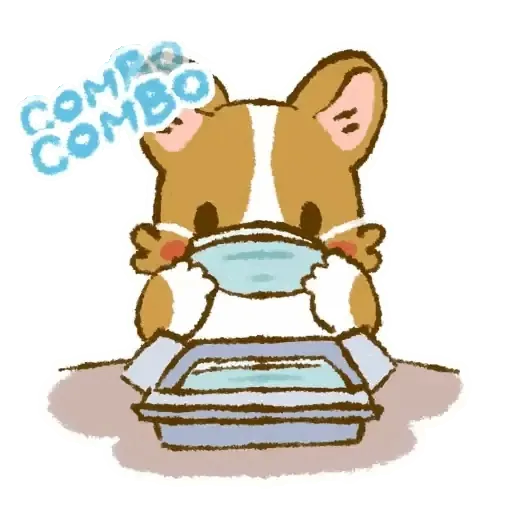 Lazy Corgi - Chinese New Year🌺 (新年, CNY) GIF* - Sticker 10