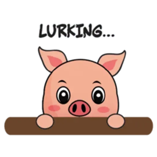 Laizy Piggy : Daily Talk - Sticker 27