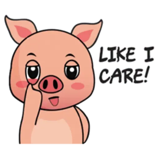 Laizy Piggy : Daily Talk - Sticker 25