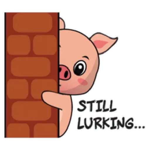 Laizy Piggy : Daily Talk - Sticker 28