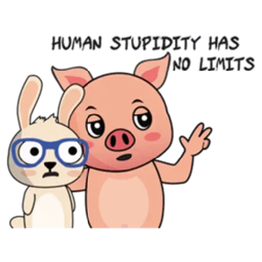 Laizy Piggy : Daily Talk - Sticker 12