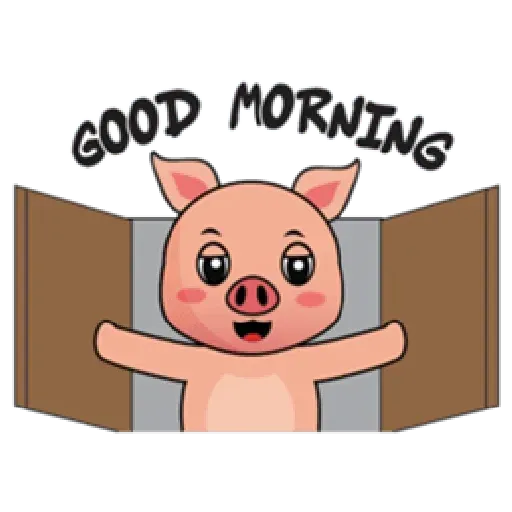 Laizy Piggy : Daily Talk - Sticker 19