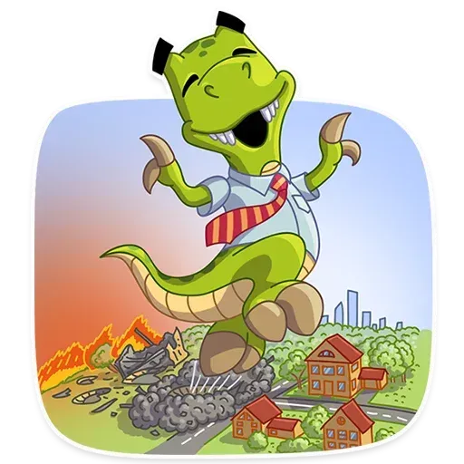 Mr. T-Rex - Sticker 12