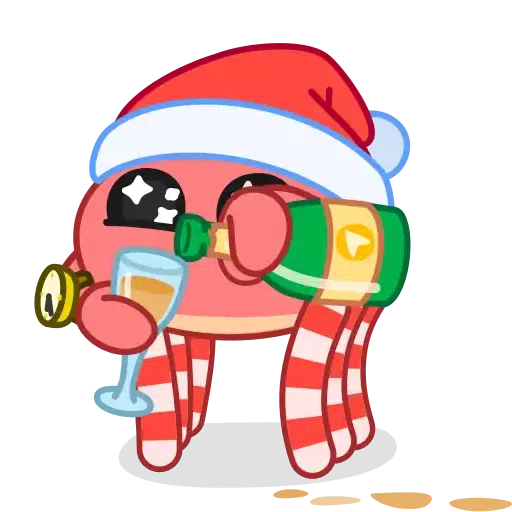 Santa's Crab - Sticker 12