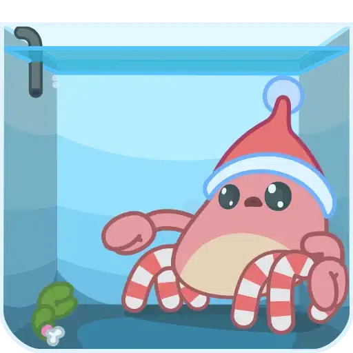 Santa's Crab - Sticker 9