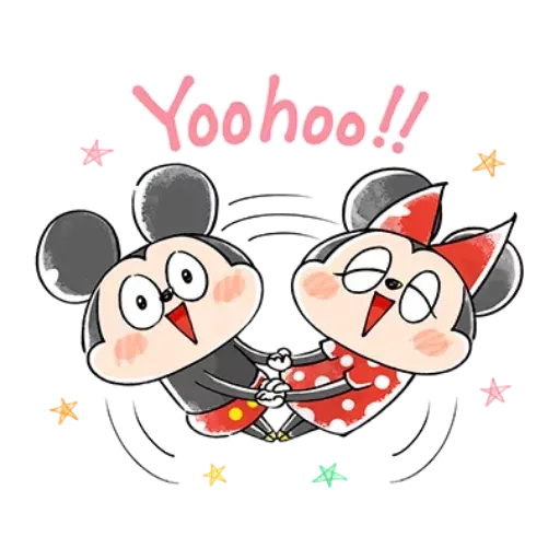 Mickey friends - Meong - Sticker 25