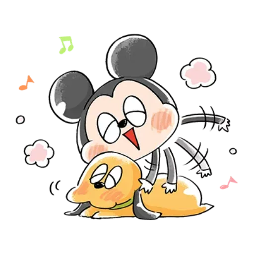Mickey friends - Meong - Sticker 11
