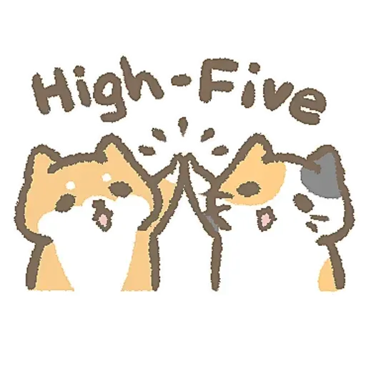 Calico Cat & Shiba Dog - Sticker 23