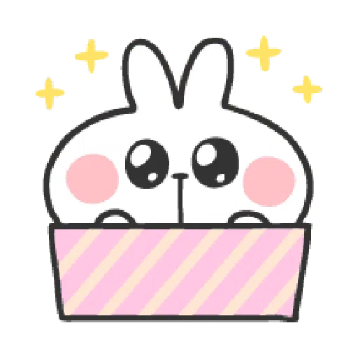 Rabbit Doodle 01 - Sticker 24