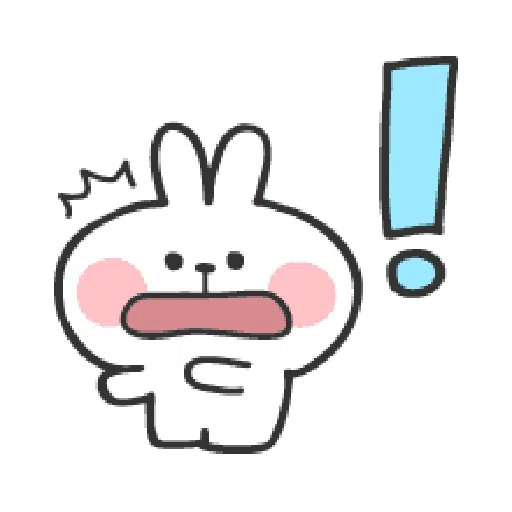 Rabbit Doodle 01 - Sticker 20