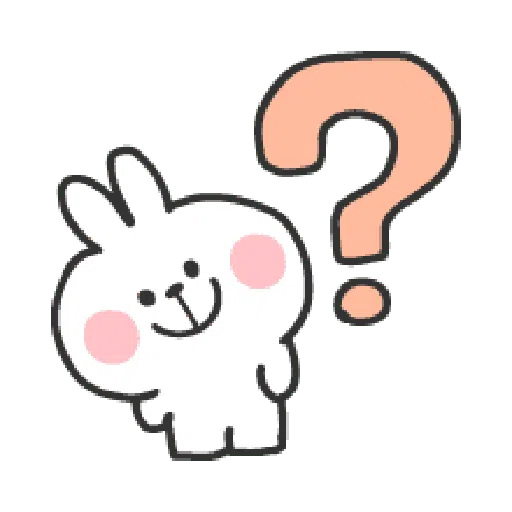 Rabbit Doodle 01 - Sticker 12