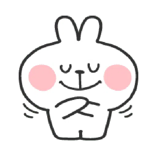 Rabbit Doodle 01 - Sticker 10